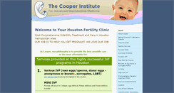 Desktop Screenshot of houstonfertilitysolutions.com