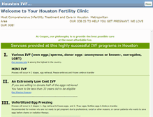 Tablet Screenshot of houstonfertilitysolutions.com